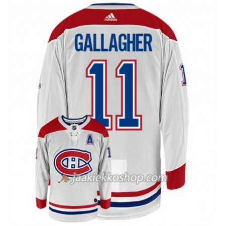 Miehille NHL Montreal Canadiens Pelipaita BRENDAN GALLAGHER 11 Adidas Valkoinen Authentic